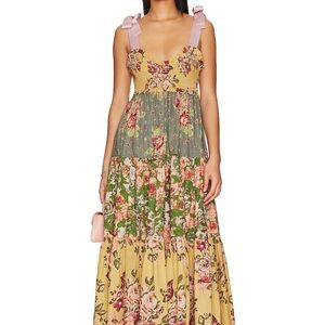 Free People Bluebell Maxi Dress - S, Warm combo